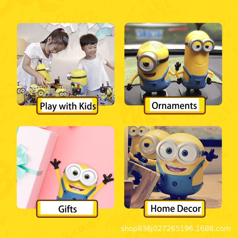 Đồ chơi mô hình nhân vật Bob Kevin Stuart trong Despicable Me Minions độc đáo đáng yêu