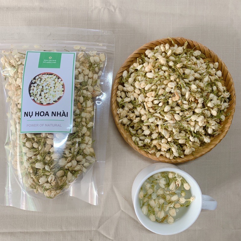 Trà nụ hoa nhài (nụ hoa lài) 200g khô thơm-Dược Liệu Quý