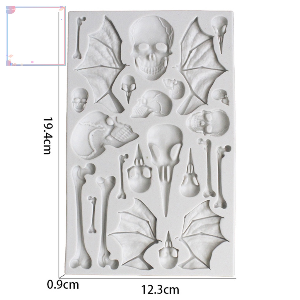 Khuôn Silicone Làm Bánh Chủ Đề Halloween Đa Năng Tiện Dụng