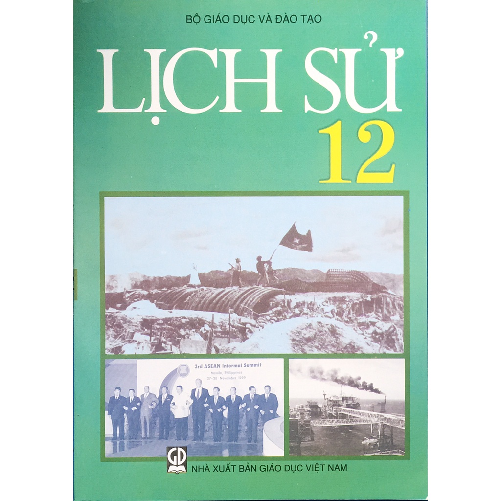 Sách Lịch Sử 12 và Bút bi Thiên long 10 chiếc TL027/Xanh