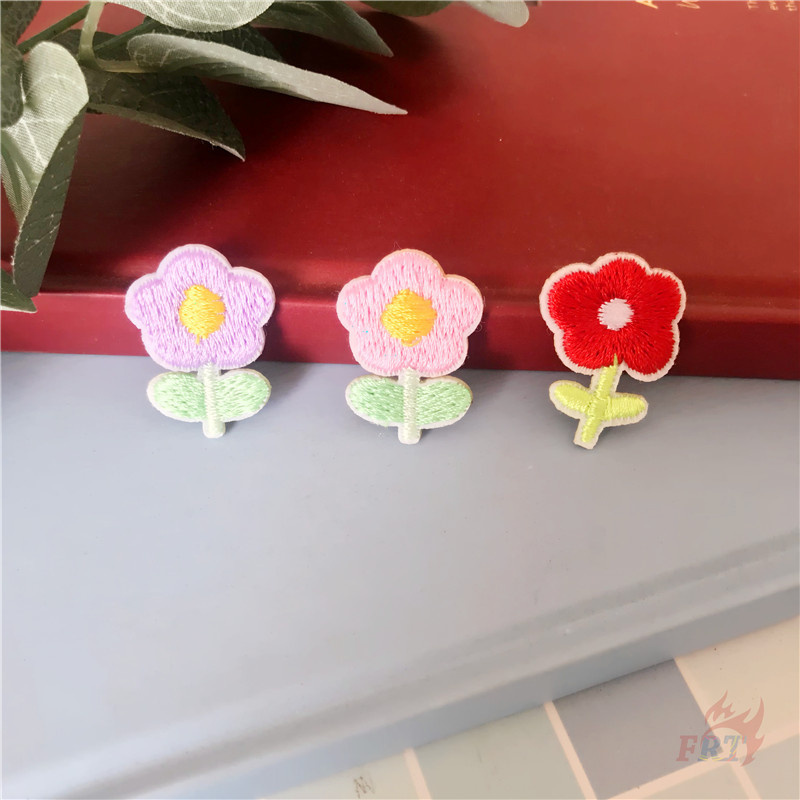 Miếng dán ủi họa tiết hoa nhỏ ngọt ngào thời trang mã số 02 tự dính trang trí túi DIY