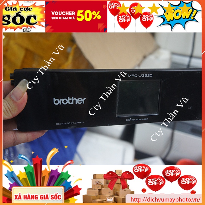 Cụm màn hình phím bấm cảm ứng máy in màu Brother J3520 3720 hàng chuẩn bóc máy zin Kholinhkienmayin