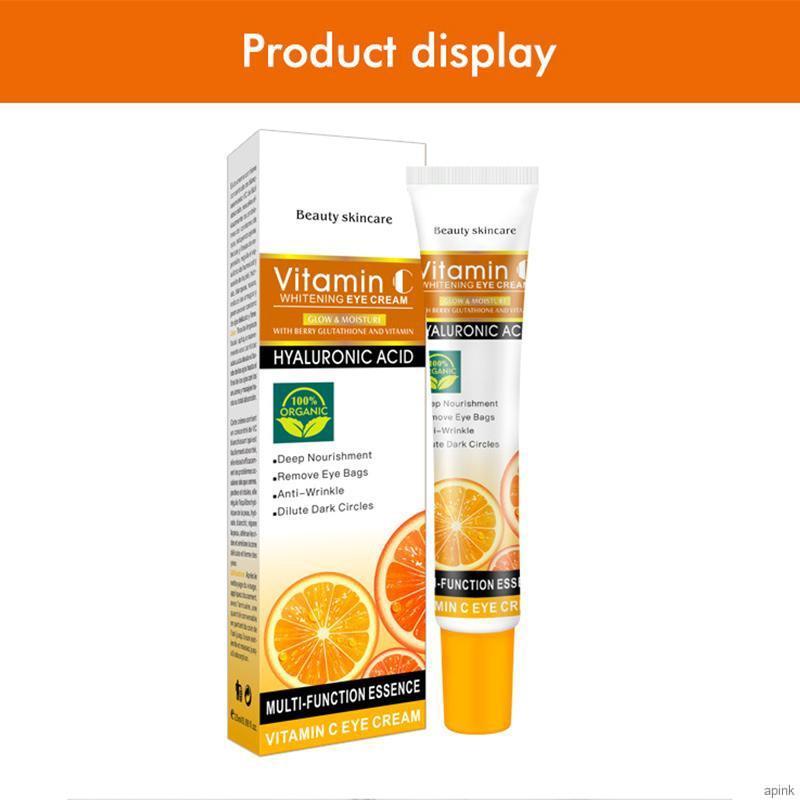 [Hàng mới về] Kem Dưỡng Da Vùng Mắt Loại Bỏ Quầng Thâm Và Nếp Nhăn Tiện Dụng 25g