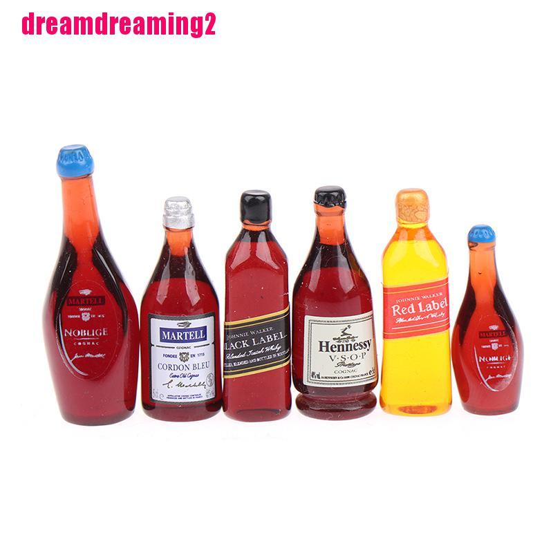 Set 9 Mô Hình Chai Rượu Vang Độc Đáo Dễ Thương