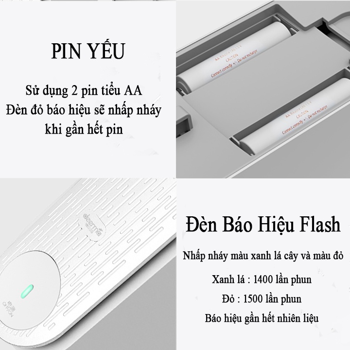 Máy phun tinh dầu tự động Xiaomi deerma DEM PX831 - Hàng Chính Hãng