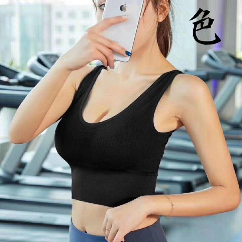 Áo bra dây chéo sau CHUNCHUN, áo tập gym yoga hàng cao cấp mẫu mới nhất 2021