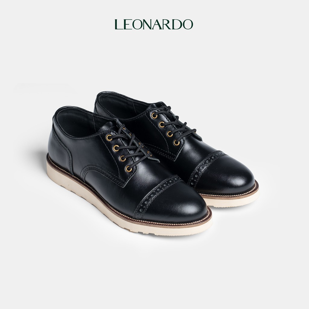 Giày Derby Wedge Captoe Leonardo