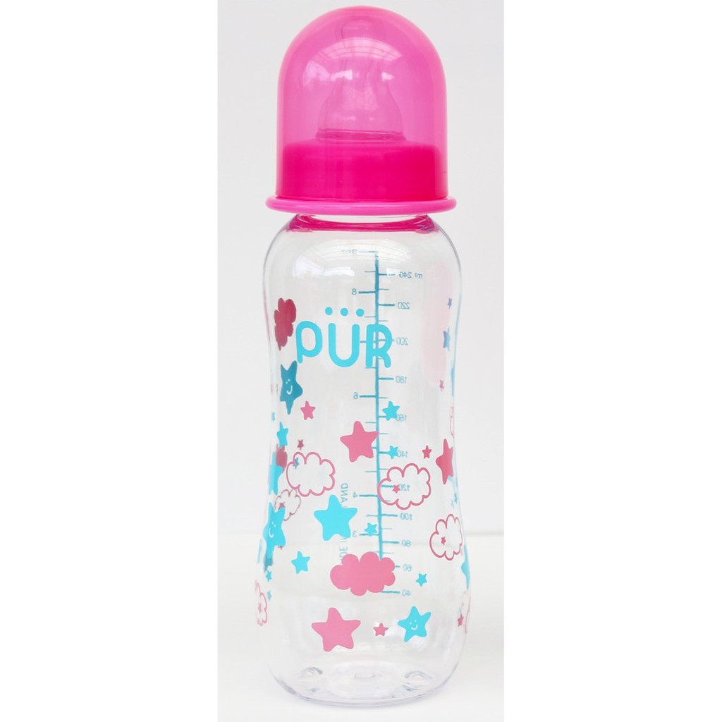 Bình sữa Pur cổ thường Shaped Feeding eo thon 240ml
