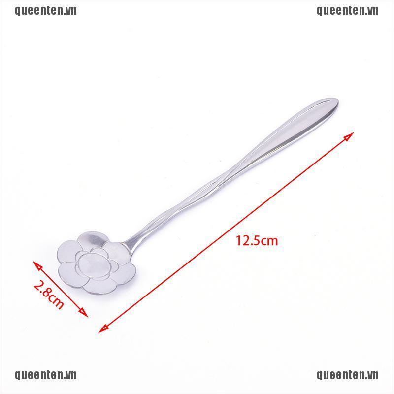 Muỗng Cà Phê Bằng Thép Không Gỉ Hình Hoa Anh Đào