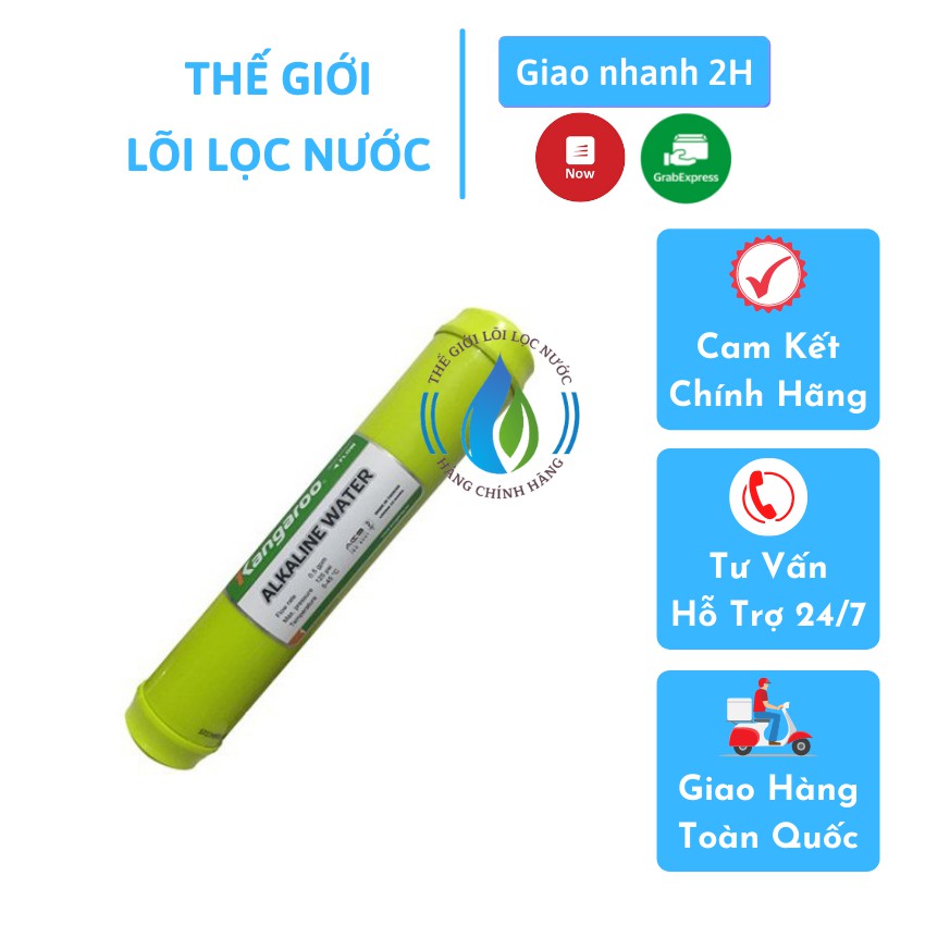 Lõi lọc nước Kangaroo số 7 - Alkaline giúp tạo ra nước kềm tính giảm trừ bệnh ngoài da, đường tiêu hóa