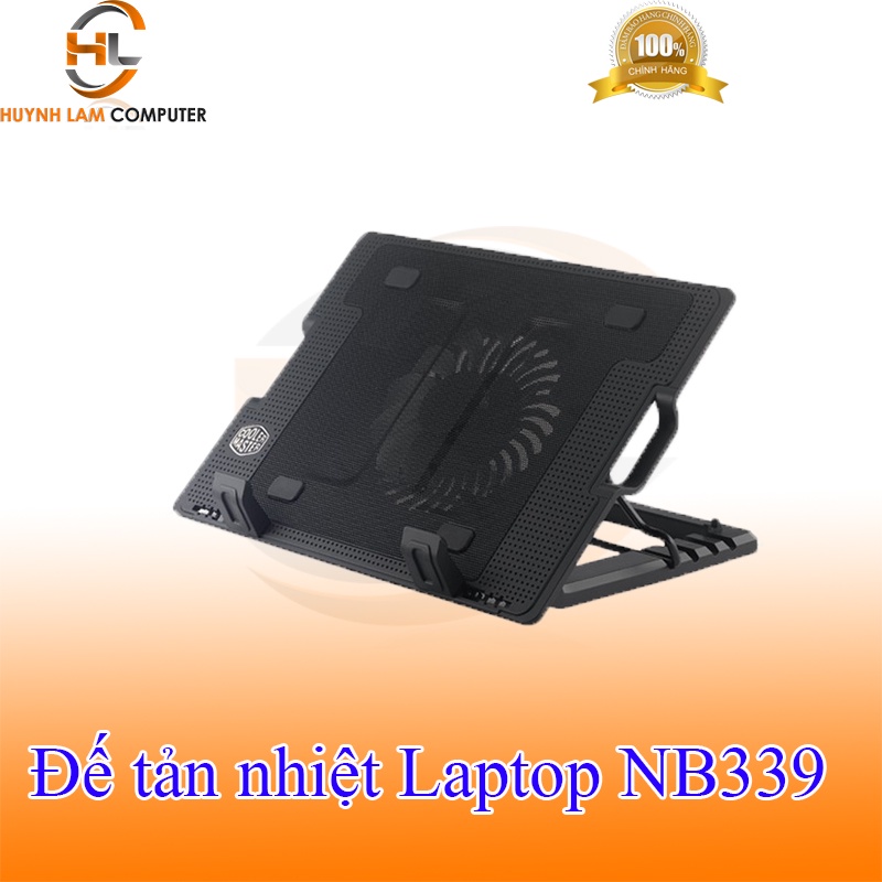 Đế tản nhiệt Laptop ErgoStand NB339 Silent 1 fan 140mm (hỗ trợ tối đa 17inch)