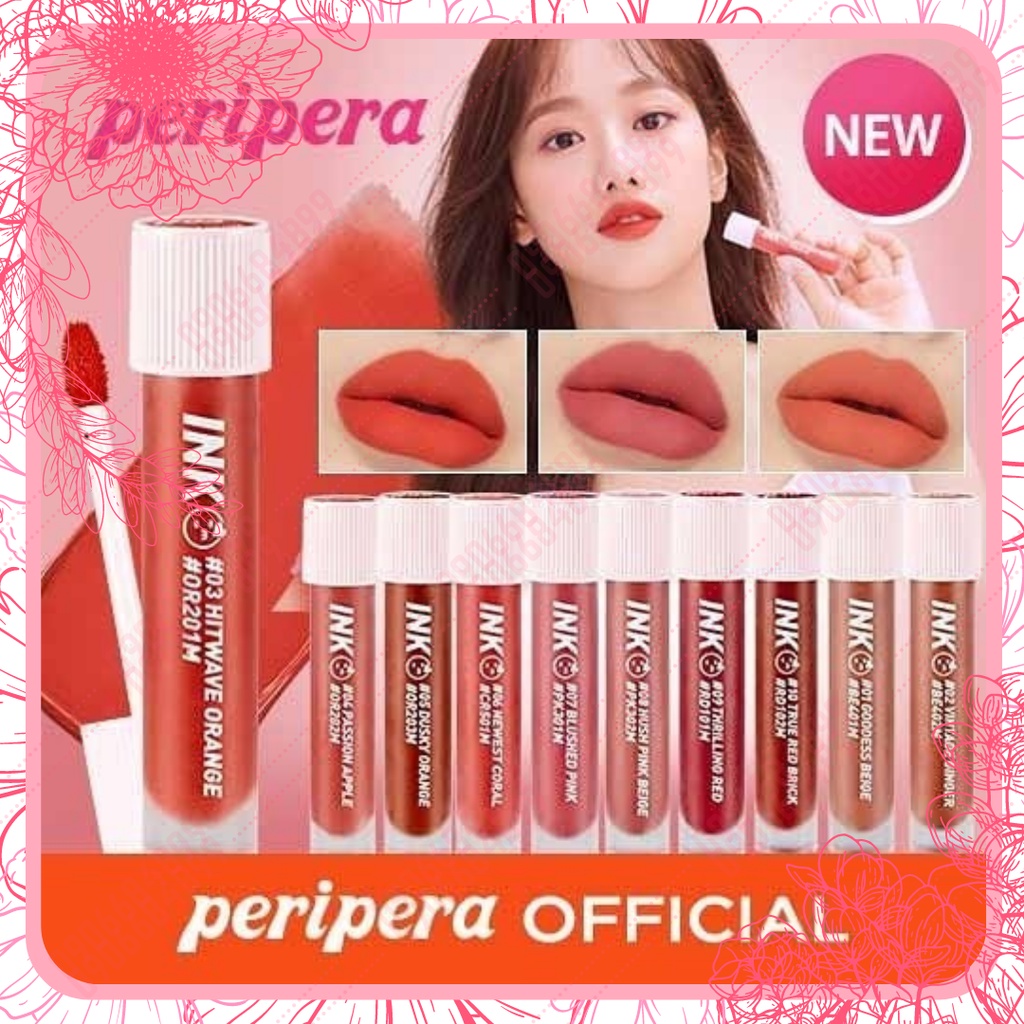 Son Kem Lì 💄 PERIPERA INK 💄 MATTE BLUR TINT 3.8g