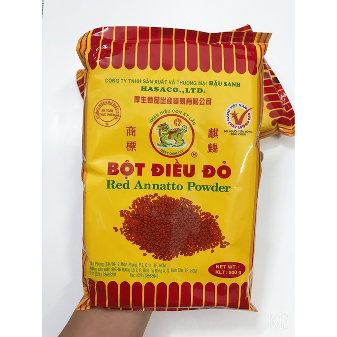 Bột Điều Đỏ Hậu Sanh - Gói 500g