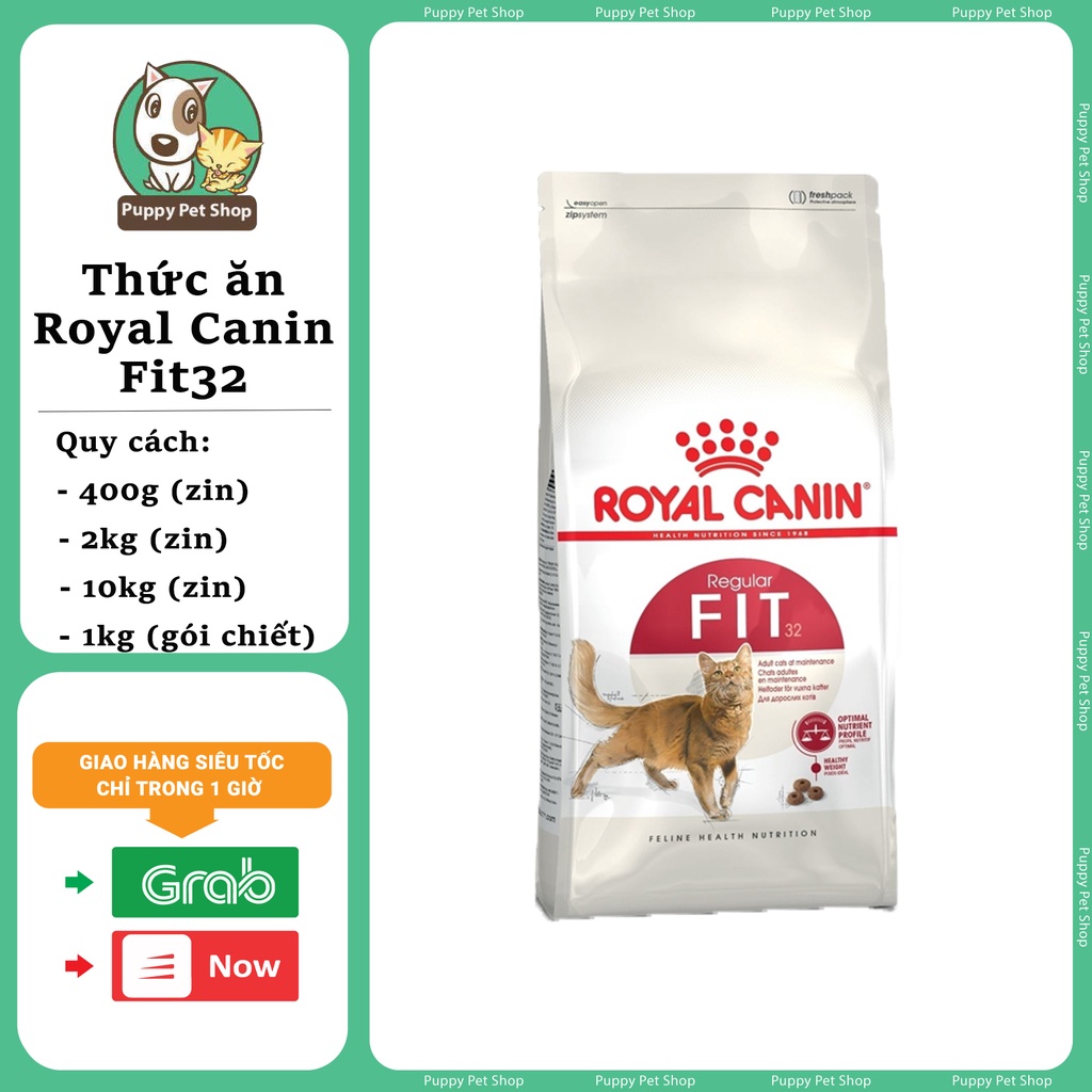 Thức ăn hạt cho mèo trưởng thành - Royal Canin Fit 32 10kg