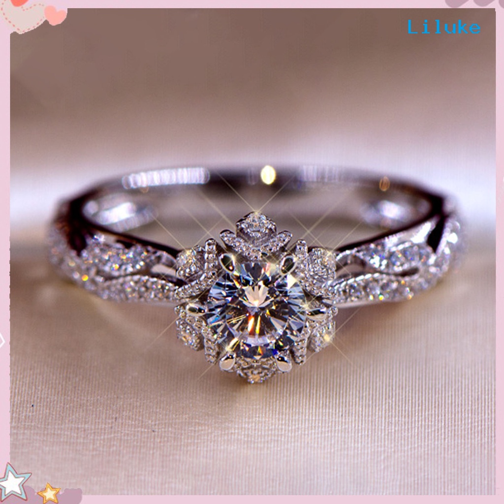 Nhẫn Nữ Đính Đá Thời Trang Thanh Lịch