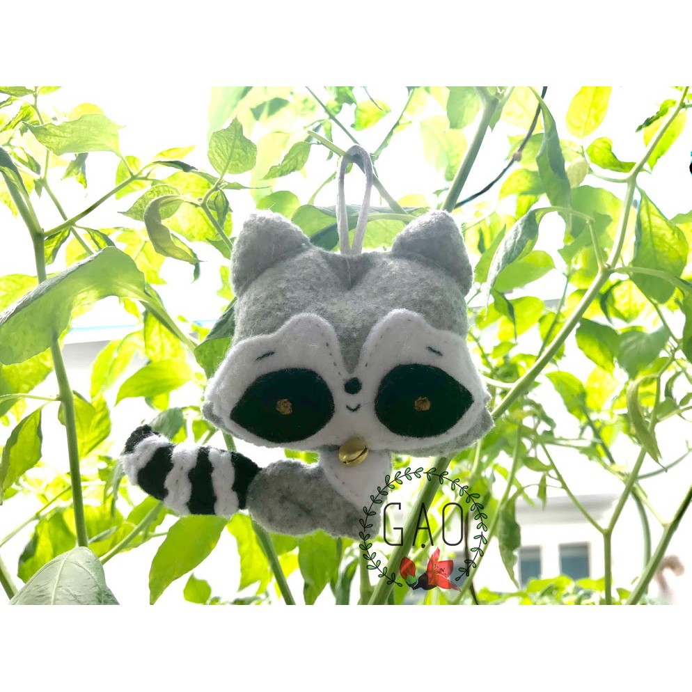 Móc khoá, treo nôi Gấu Mèo - handmade siêu cute