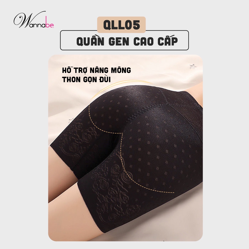 Quần lót gen nữ cao cấp Wannabe QLL05 giúp định hình vòng bụng tái tạo đường cong tạo sự tự tin quyến rũ