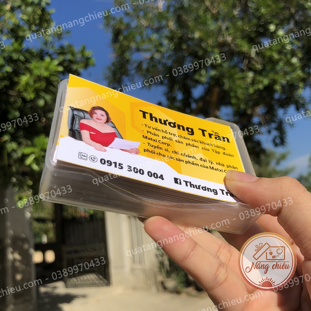 In Card visit, Namecard nhanh, Thẻ Tích Điểm, Tag, Voucher in theo yêu cầu của khách hàng