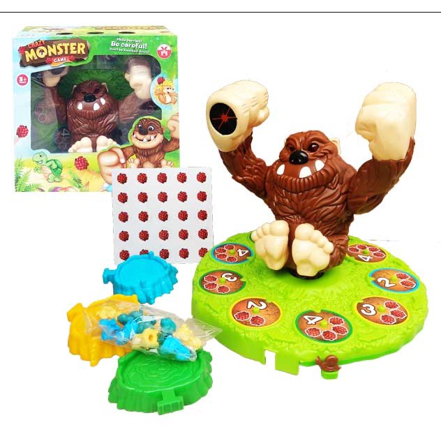 Đồ Chơi Trẻ Em Mô Hình Khỉ Điên Đập Phá - Crazy Monster Game