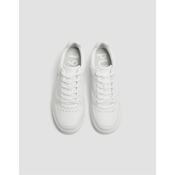 ( Nhắn shop trước khi đặt ạ) Giày trainer Pull&Bear trắng All white trainer sẵn size35, 36,37
