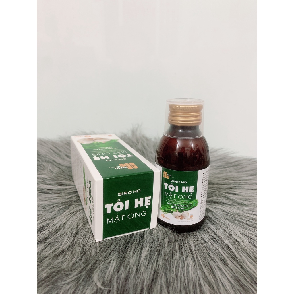 Siro ho Tỏi Hẹ Mật ong - Hỗ trợ giảm ho ,cảm cúm