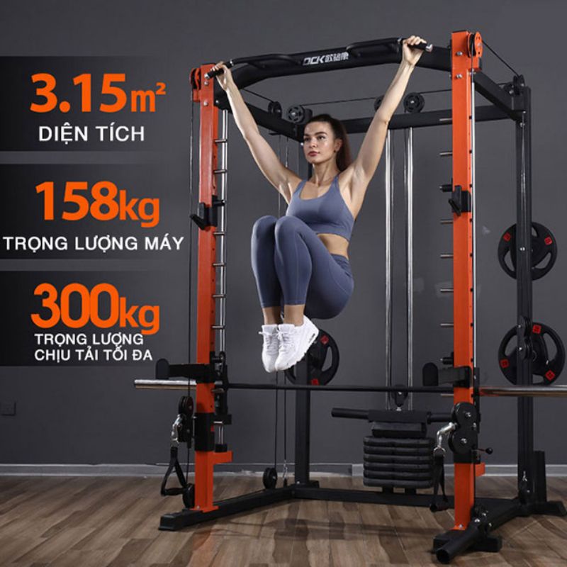 Ghêd tập tạ đa năng Kuzasa k10 kèm ghế và găng tay tập tạ xuki