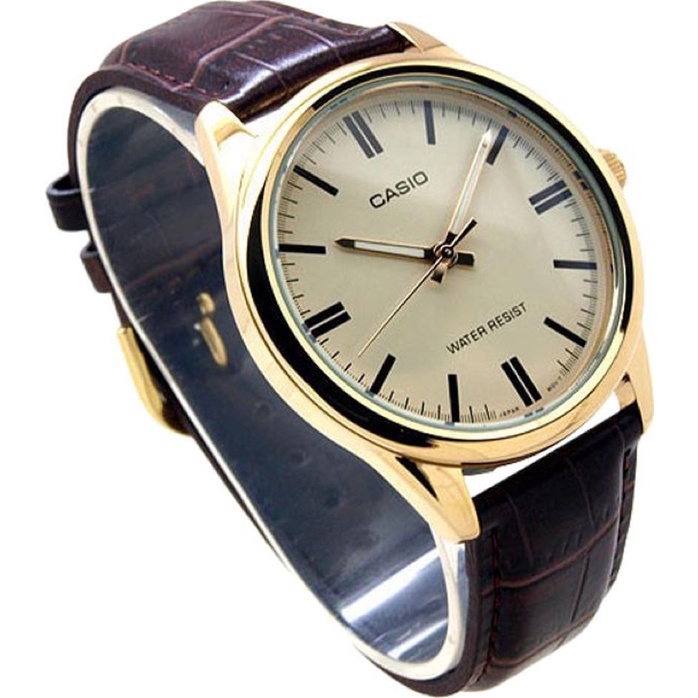 Đồng Hồ Casio Nữ LTP-V005GL-9AUDF Dây Da - Chống Nước