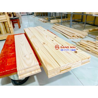 Mua  MS123  Tấm gỗ thông dày 1 2cm x mặt rộng 10cm x dài 120cm + láng mịn 4 mặt