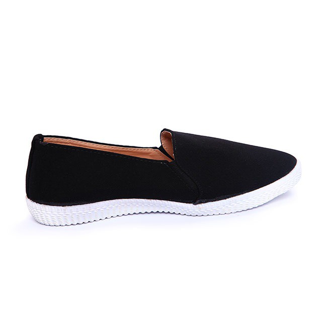 Giày Slip On Nữ Khải Nam Màu Đen