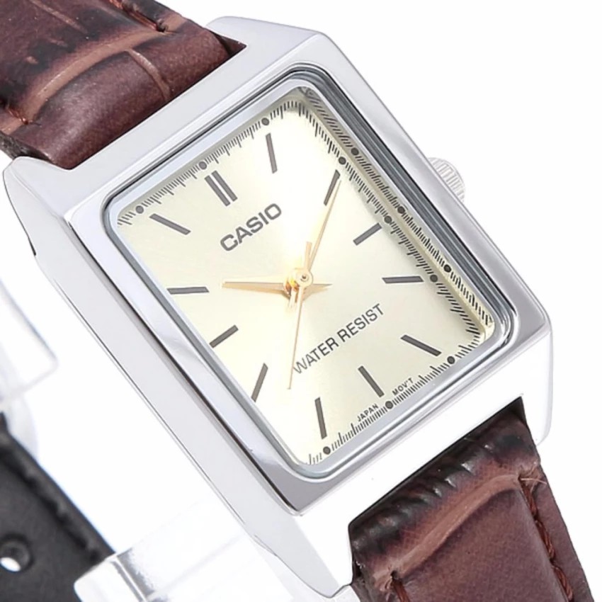 Đồng hồ nữ dây da Casio chính hãng Anh Khuê LTP-V007L-9EUDF