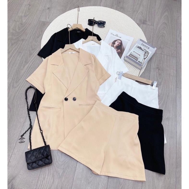 [Sẵn hàng] Set Vest Tay Cộc Kèm Quần Sooc | BigBuy360 - bigbuy360.vn