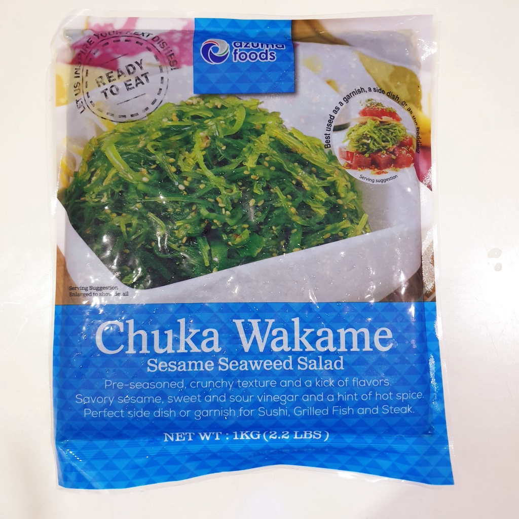 1kg Rong biển trộn mè Cao Cấp - Sesame Seaweed salad Chuka wakame