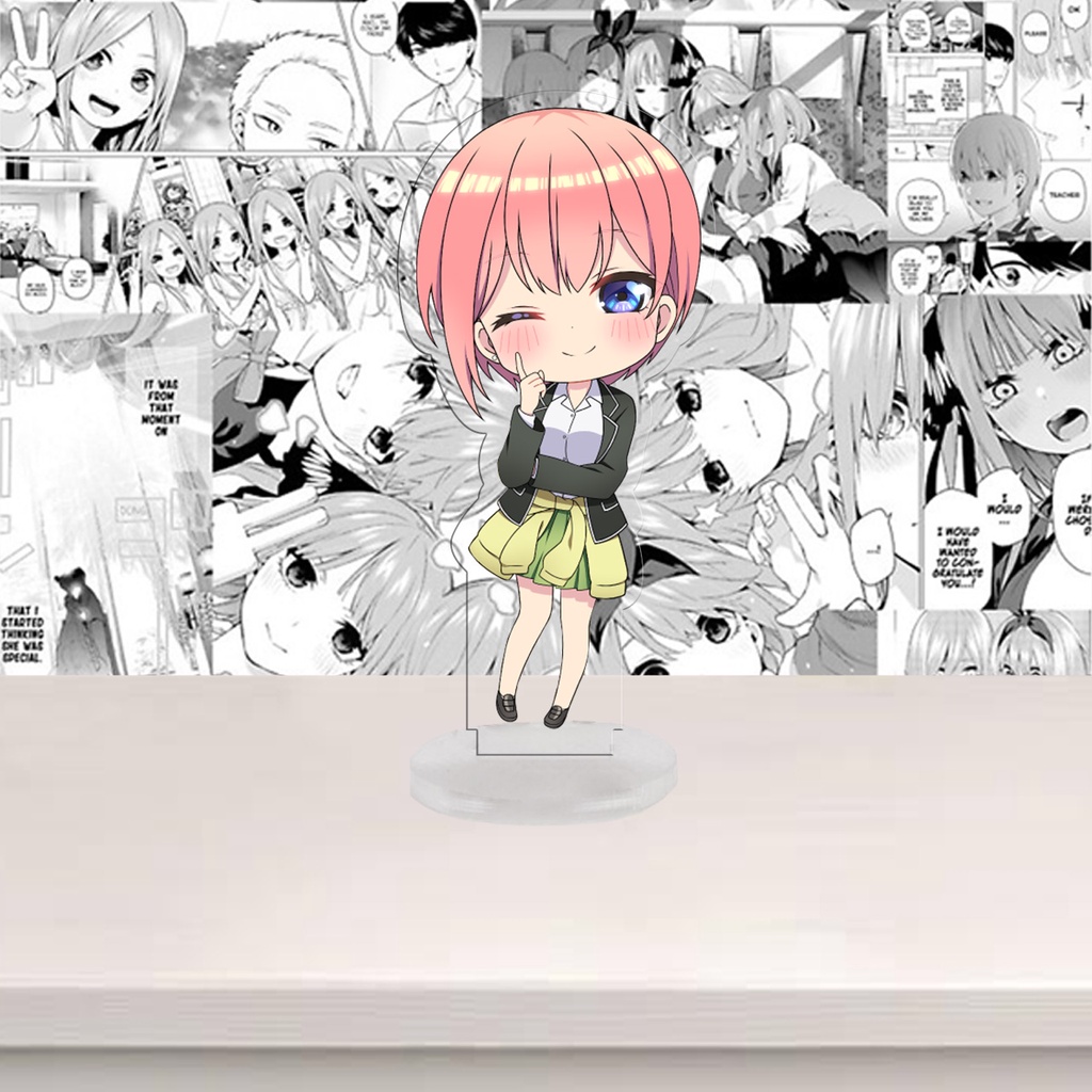 Standee Nhà Có 5 Nàng Dâu, anime Gotoubun no Hanayome, mô hình nhân vật Miku, Nino, Itsuki, Ichika, Yotsuba siêu cute