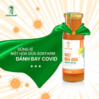 Mật Hoa Dừa SOKFARM 250G ĐẶC SẢN TRÀ VINH- Thuần Chay, Đường Huyết Thấp, Tăng Đề Kháng