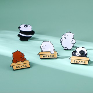 Ghim cài áo hình chú gấu trúc đáng yêu xinh xắn