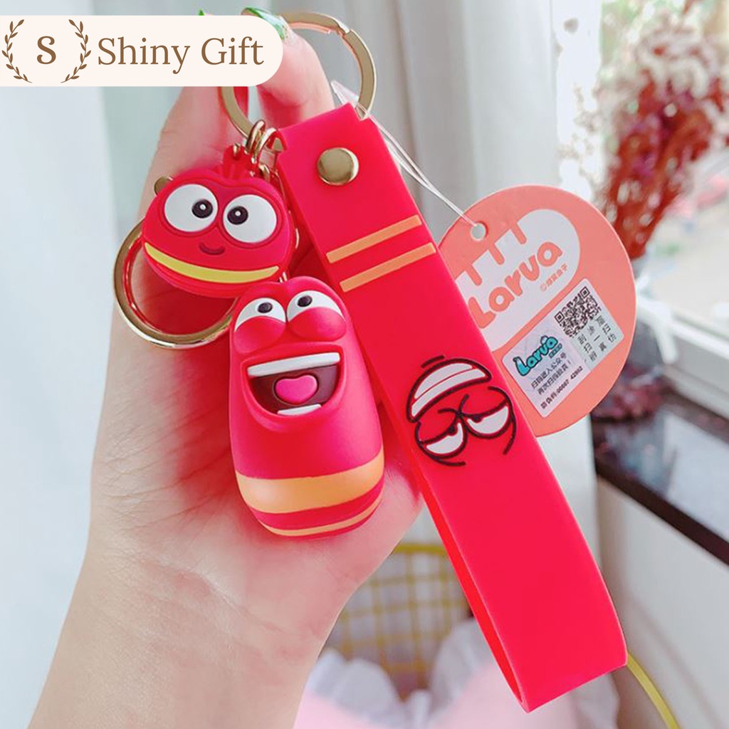 Móc khóa ấu trùng tinh nghịch Larva