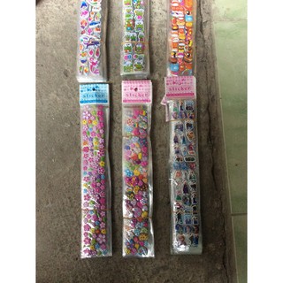 sticker,hình dán trang trí nhiều hình đủ size lựa chọn (1 tập )