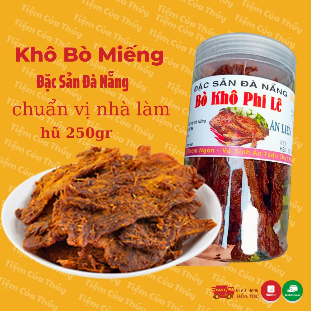 Khô bò que đặc sản bò khô ngon Đà Nẵng loại 1