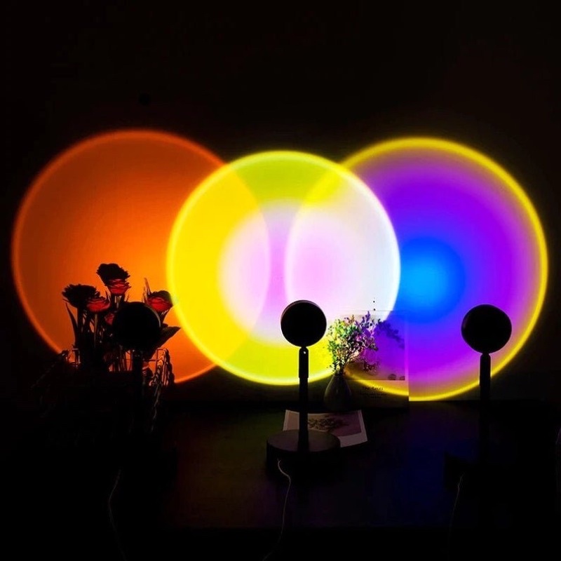 Đèn Led sunset hoàng hôn TikTok Sống Ảo Chụp Ảnh, Quay Video Siêu Ảo , Siêu Hot