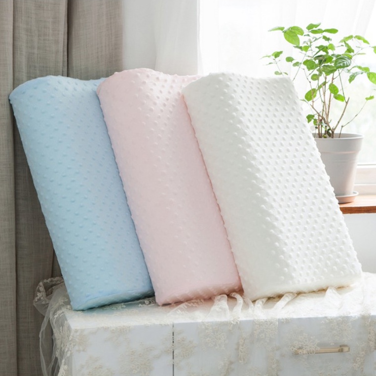 Gối Cao Su Non Chống Đau Cột Sống Dành Cho Người Hay Ngủ Ngáy AMALIFE  Kích Thước 50 x 30 x 10cm