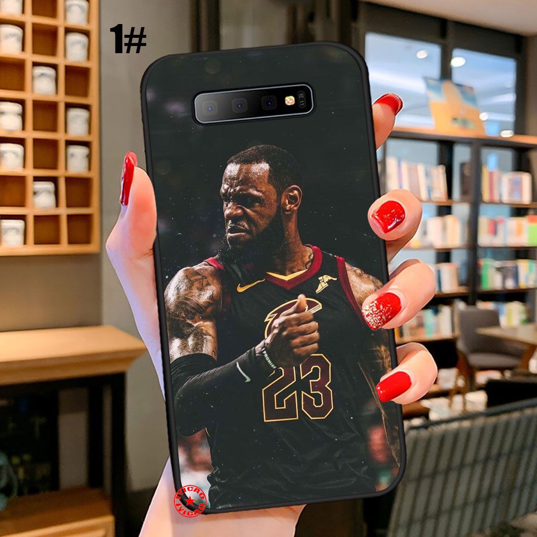 Ốp điện thoại in hình cầu thủ bóng rổ LEBRON JAMES 122SA cho Samsung Galaxy S20 S10 S9 Plus Lite Ultra Fe