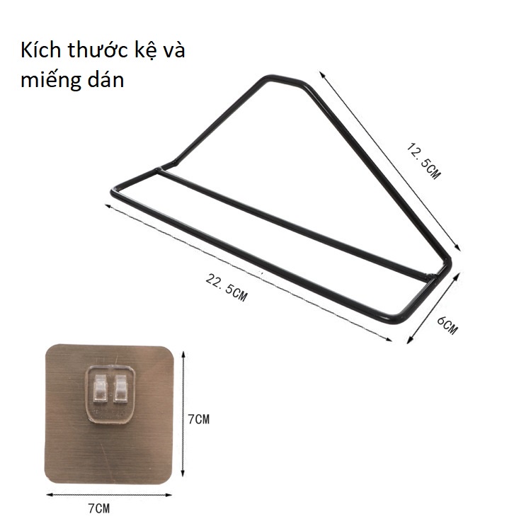 Móc Treo Dép Tam Giác OENEN Gắn Tường Tiện Lợi Tiết Kiệm Không Gian Oenon