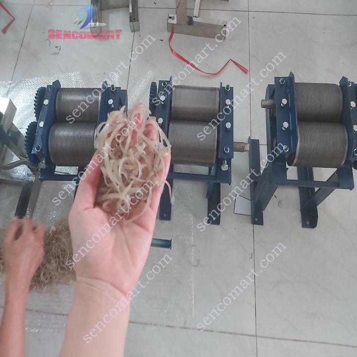 Máy thái bì heo làm nem - Máy thái lá chanh siêu tốc