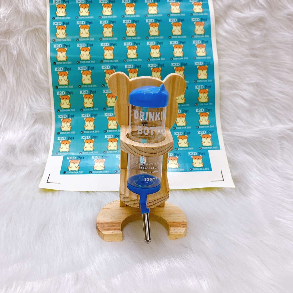 Đế bình nước hình gấu cho Hamster (ko kèm bình)