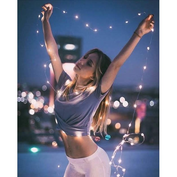 Đèn led Đom Đóm Fairy Light nháy trang trí nhà cửa trang trí Tết dài 5 10 15 20 mét có remote