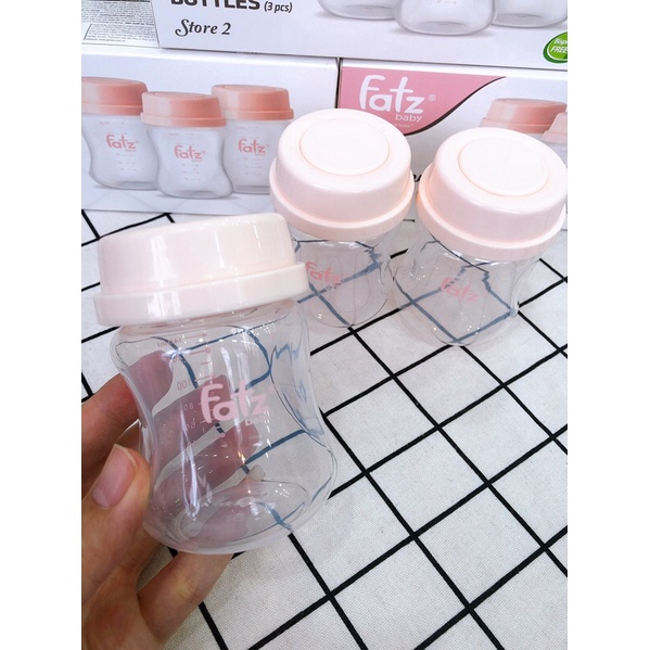 Bộ 3 Bình Trữ Sữa Fatz 150ml