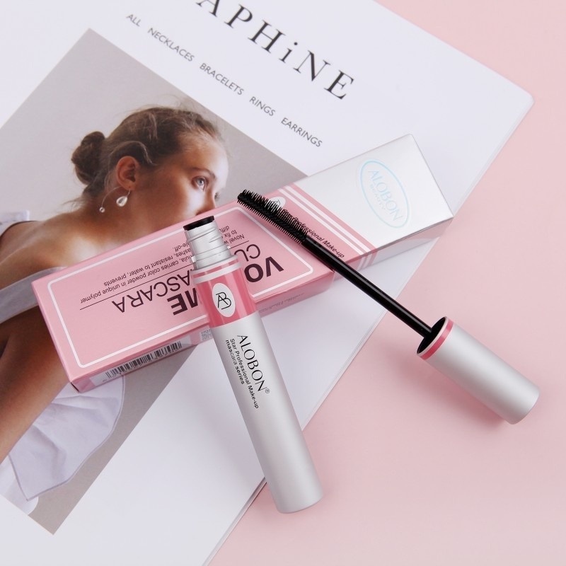 1 Mascara 3D Màu Đen Chống Nước Chống Mồ Hôi Lâu Phai Cho Hàng Mi Cong Dày Tự Nhiên