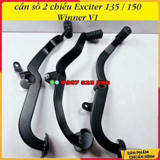 Cần Số 2 Chiều Exciter 135 , Exciter 150, Winner V1 ( Đen Sơn Tĩnh Điện)