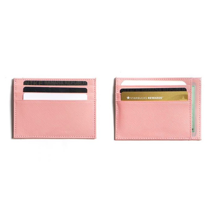 VÍ MINI ĐỰNG THẺ Cardholder ZERO Da Saffiano Nhập Khẩu Cao Cấp Chống Thấm Nước Unisex Nam Nữ DOLANTO | BigBuy360 - bigbuy360.vn