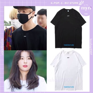 Áo Thun Tay Lửng Giống Jungkook( BTS), Seul Gi ( Red Velvet) Hai Màu Trắng Đen Cực Đẹp